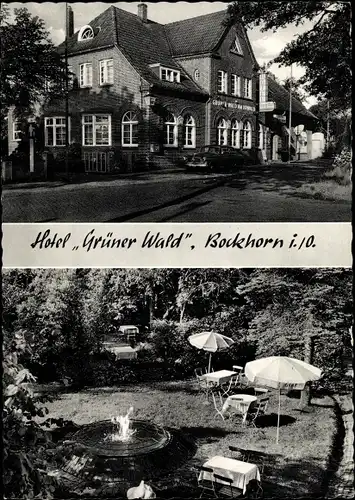 Ak Bockhorn in Oldenburg, Hotel Grüner Wald, Inh. Fritsch