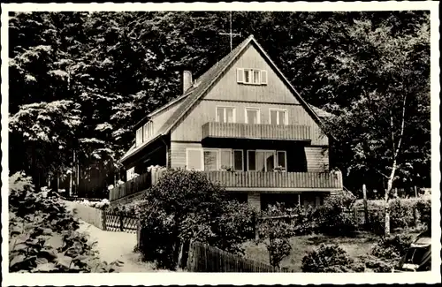 Ak Braunlage im Oberharz, Haus Stichnoth, Erholungsheim Firma Schneeweiß