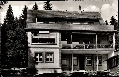 Ak Braunlage im Oberharz, Gaststätte Rodelhaus, Bes. A. Achtermann