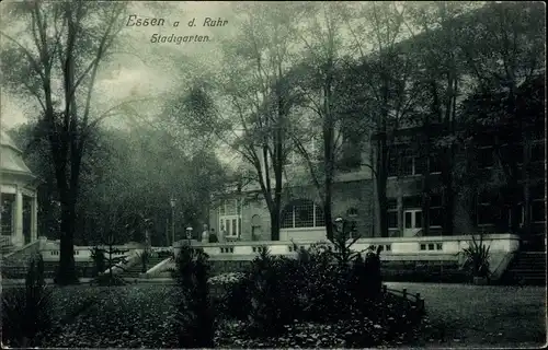 Ak Essen im Ruhrgebiet, Stadtgarten