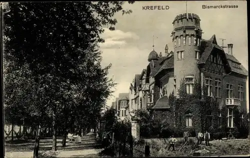 Ak Krefeld am Niederrhein, Bismarckstraße, Villa