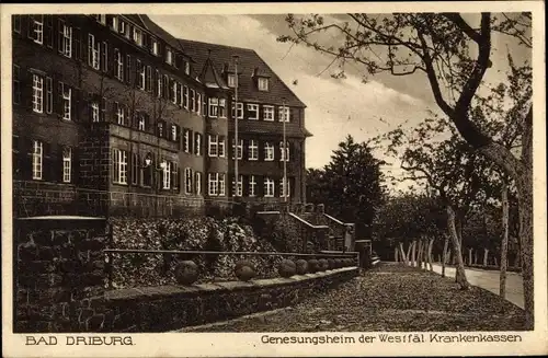 Ak Bad Driburg in Westfalen, Genesungsheim der Westfälischen Krankenkassen