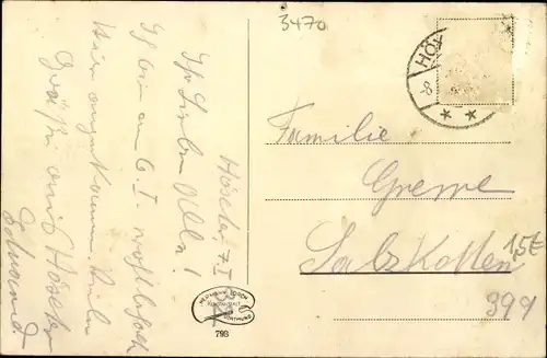 Ak Höxter an der Weser, Rathaus, Corvey, Schloss Fürstenberg, Dechanei, Dreizehnunden