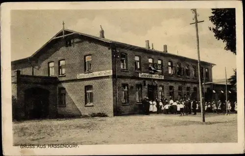 Ak Hassendorf in Niedersachsen, Gasthof zur Linde