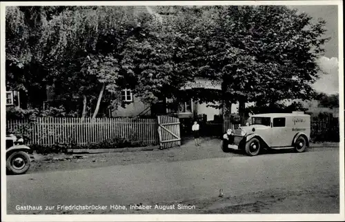 Ak Friedrichsbrück Hessisch Lichtenau in Hessen, Gasthaus zur Friedrichsbrücker Höhe