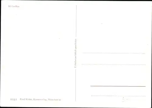 Künstler Ak Geilfus H., Laß die Sorgen, gut geleimt, Reparierte Herzen