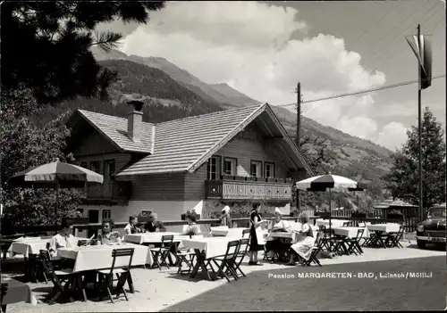 Ak Lainach Kärnten, Pension Margareten Bad, Terrasse