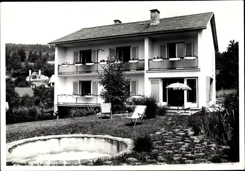 Foto Ak Pörtschach am Wörther See Kärnten, Frühstückspension Meran