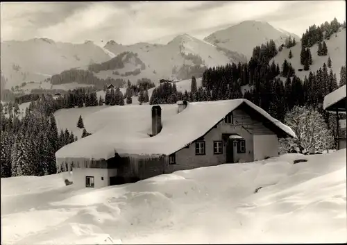 Ak Hirschegg Wäldele Walsertal Vorarlberg, Ferienheim Margarethenhöhe
