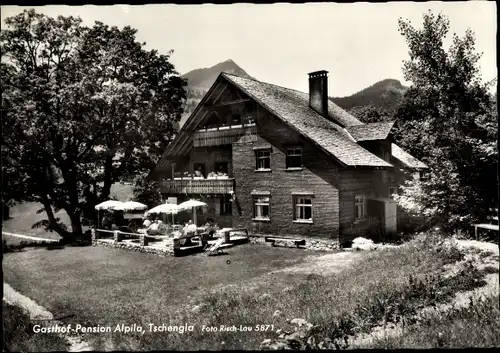 Ak Tschengla Vorarlberg, Gasthof-Pension Alpila