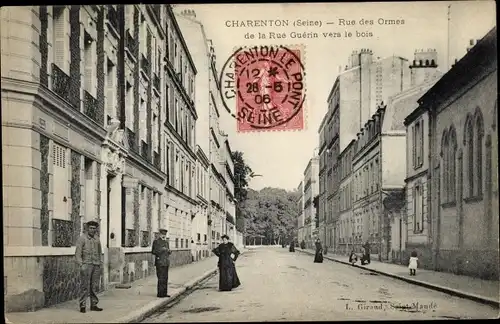 Ak Charenton Hauts de Seine, Rue des Ormes