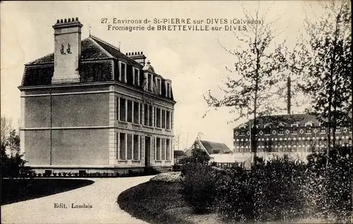 Ak Bretteville sur Laize Calvados, Fromagerie