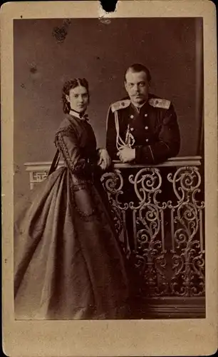 CdV Zarewitsch Alexander, Großfürst Thronfolger von Russland, Dagmar v. Dänemark, Maria Fjodorowna