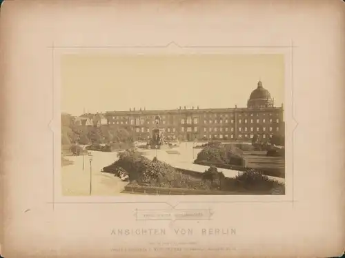 Foto Wilh. Hermes Berlin, Berlin Mitte, Königliches Schloss, Lustgartenseite