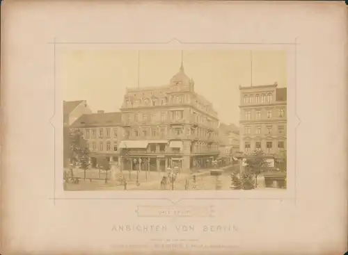 Foto Wilh. Hermes Berlin, Berlin Mitte, Café Bauer, Unter den Linden Ecke Friedrichstraße, Gladebeck