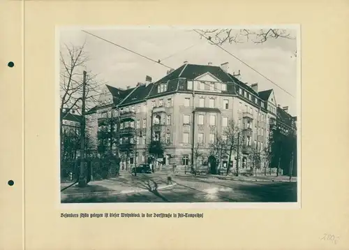 Foto Berlin Tempelhof, Wohnblock Dorfstraße, Spar- und Bauverein
