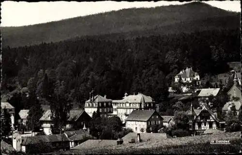 Ak Hohwald Elsass Bas Rhin, Vue vers les Grands Hotels, Blick auf Ortschaft und Hotels