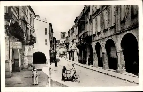 Ak Agen Lot et Garonne, Boulevard des Cornieres, Patisserie Confiserie, Lieferfahrrad, Au Bon Diable