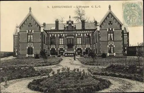 Ak Longjumeau Essonne, L'Hospice CLC, Vorderansicht