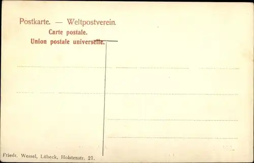 Ak Lübeck Schleswig Holstein, Hafenpartie, Schiffe, Lastkähne