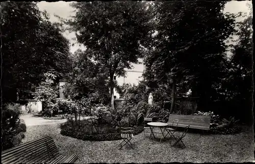 Ak Nancy Lothringen Meurthe et Moselle, Ecole d'Orientation Professionnelle et Ménagère, Garten 