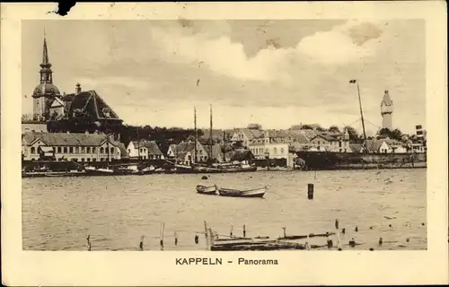 Ak Kappeln an der Schlei, Panorama