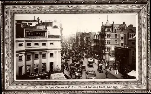 Passepartout Ak London City England, Oxford Circus, Oxford Street