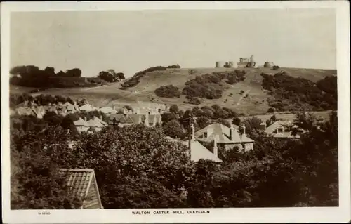 Ak Clevedon Somerset, Walton Castle Hill