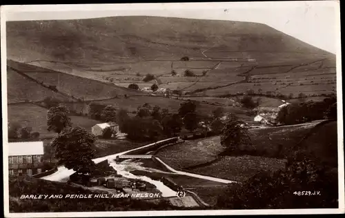 Ak Barley North West England, General View, Pendle Hill