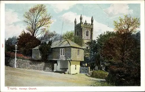Ak Truro Cornwall South West England, Kenwyn Church