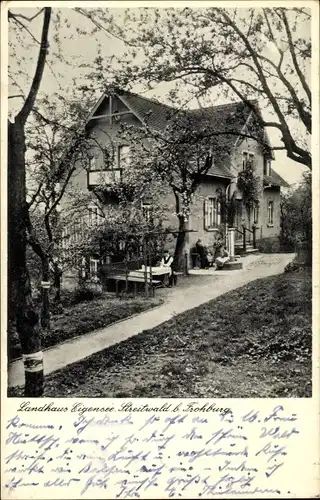 Ak Streitwald Frohburg in Sachsen, Landhaus Eigensee