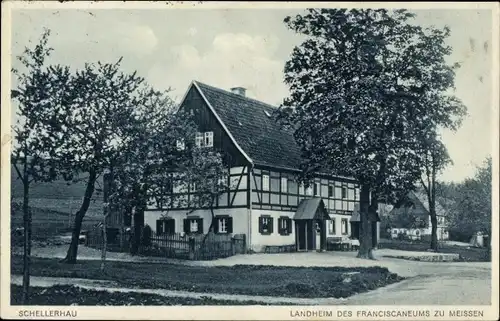 Ak Schellerhau Altenberg im Erzgebirge, Landheim des Franciscaneums zu Meissen