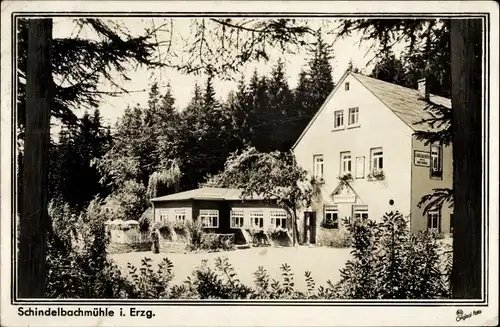 Ak Marienberg im Erzgebirge Sachsen, Schindelbachmühle, Inh. Kurt Keinert