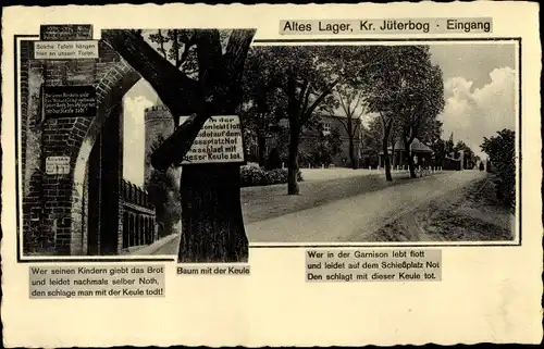 Ak Jüterbog in Brandenburg, Altes Lager