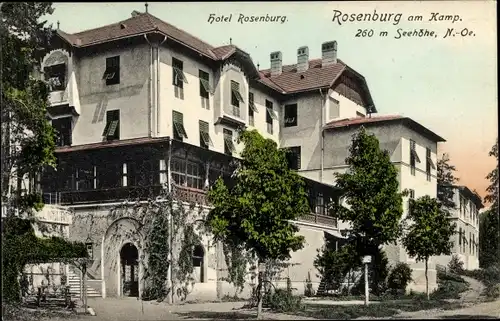 Ak Rosenburg Mold in Niederösterreich, Hotel Rosenburg