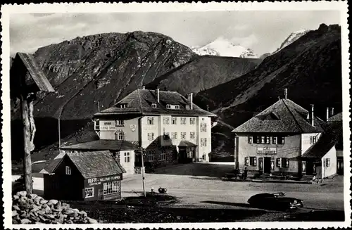 Ak Passo Pordoi Südtirol, Dolomitenstraße, C.A.I. Ristorante, Hotel