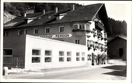 Foto Ak Brennbichl Imst Tirol, Gasthof Pension Neuner