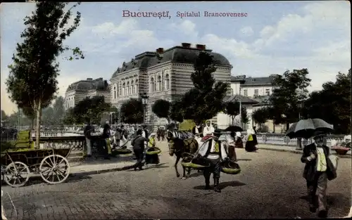 Ak București Bukarest Rumänien, Spitalul Brancovenesc