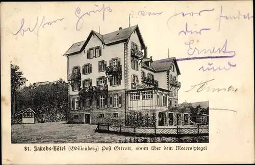 Ak Ottrott Elsass Bas Rhin, St. Jakobs Hotel