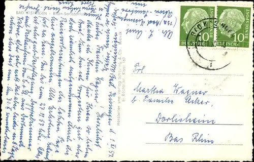 Ak Bad Kissingen Unterfranken Bayern, Rhön Sanatorium