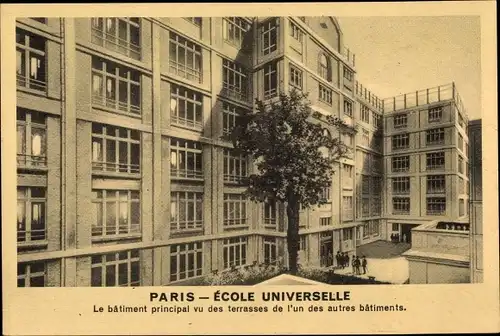 Ak Paris, École Universelle, Bâtment principal