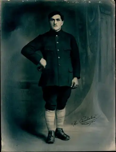 Foto Combalie, Henri, Toulouse, Portraitfotografie, Französischer Soldat