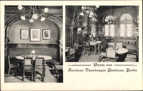 Ak Berlin Mitte, Siechens Nürnberger Bierhaus