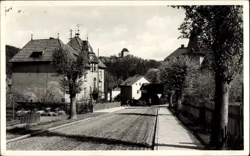 Ak Ziegenrück am Schiefergebirge Thüringen, Bahnhofstraße