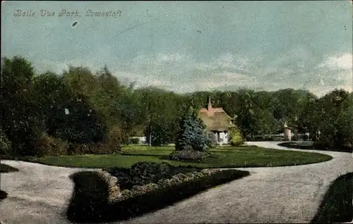 Ak Lowestoft East of England, Bellevue Park