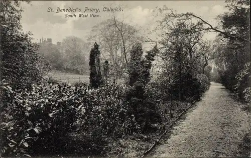 Ak Colwich West Midlands, St Benedict's Priory, Southwest View