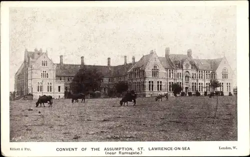 Ak St Lawrence on Sea Ramsgate South East England, Convent of the Assumption