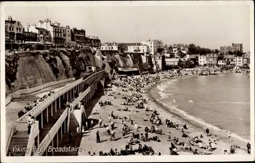 Ak Broadstairs Kent, Viking Bay