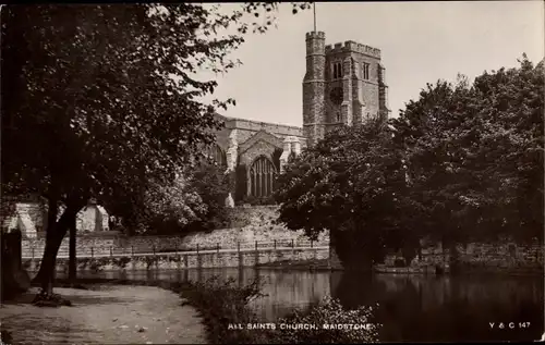 Ak Maidstone South East England, All Saints Church