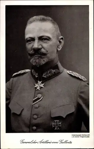 Ak General der Artillerie von Gallwitz